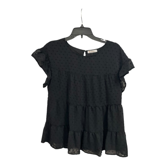 Top Sleeveless By Clothes Mentor In Black, Size: M