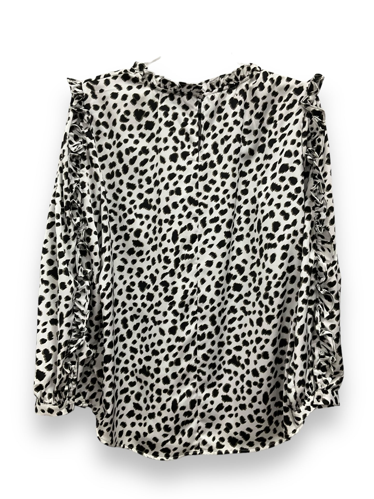 Animal Print Blouse Short Sleeve J. Crew, Size Xl