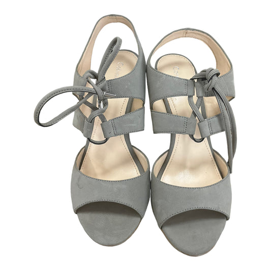 Sandals Heels Wedge By Calvin Klein  Size: 8