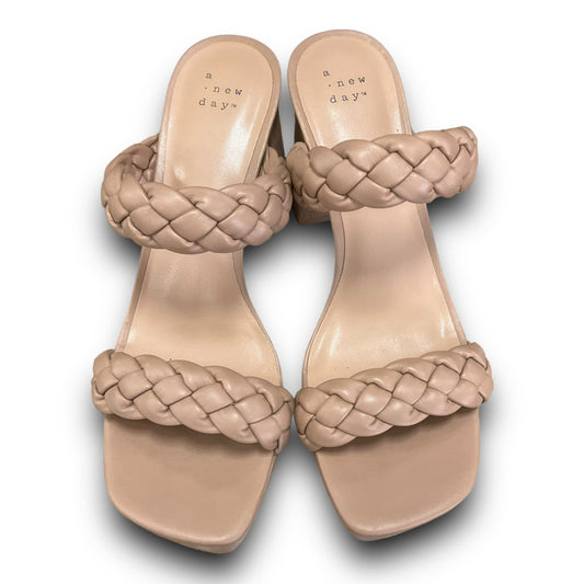 Sandals Heels Block By A New Day  Size: 8.5